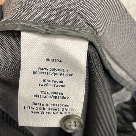 NEW Duchamp Men's 32X29 Gray Dress Pants Stretch Slim Fit - Picture 7 of 11